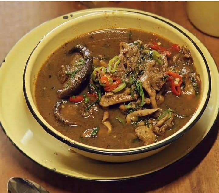 Mushroom pepper soup recipe
